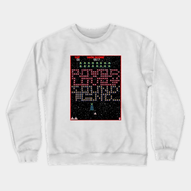 GALAGA Crewneck Sweatshirt by fiftyfive17